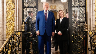 Giorgia Meloni meglátogatta Donald Trumpot Mar-a-Lagóban