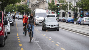 Indul a Bringasztráda a Nagykörúton