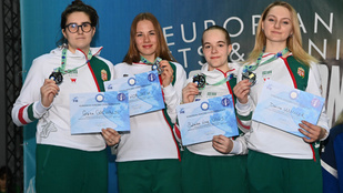 Szoros csatában maradt le az Európa-bajnoki címről junior női párbajtőrcsapatunk