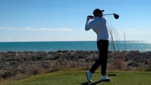 Bemutatkozott a profik között, és elérte legfőbb célját golftehetségünk első versenyén