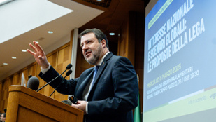 Hunyadi-díjjal tüntette ki Orbán Viktor szövetségesét, Matteo Salvinit