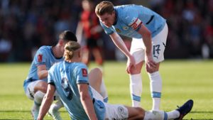 Nagy bajban van a címvédő Manchester City, hosszú időre kidőlt gólvágó sztárja