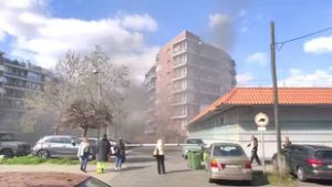 Tűt ütött ki Csepelen egy társasházi lakás teraszán