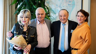 A polgármester is köszöntötte az Újbudára költöző Balázs Klárit és Korda Györgyöt