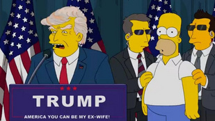 Vírusként terjed a neten, hogy a Simpson család szombatra jósolja Donald Trump halálát