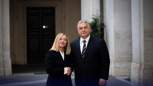 Giorgia Melonival tárgyalt Orbán Viktor Rómában