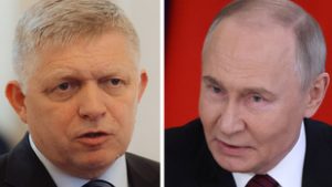 Robert Fico Vlagyimir Putyinnak: Ha kell, vétózok az EU-ban