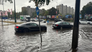 Özönvízszerű esőzés söpört végig az országon szombaton, Budapesten mintegy 80 esetben riasztották a tűzoltókat
