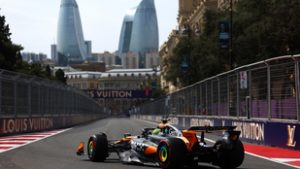 McLaren-fölényt és Lando Norris elsőségét hozta az Azeri Nagydíj első szabadedzése
