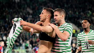 Szenzációs feltámadás: a 94. percben mentett pontot az emberhátrányban küzdő Fradi