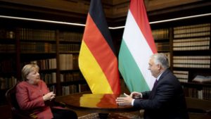 Angela Merkelt fogadta Orbán Viktor a Karmelita kolostorban