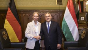 Alice Weidelt, az AfD társelnökét fogadta Orbán Viktor