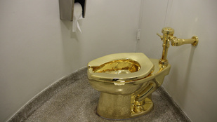 Színarany vécére lehet licitálni, tízmillió dollár a belépő