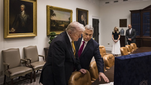 Donald Trumpot érezhetően meglepte Orbán Viktor váratlan kijelentése