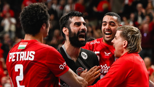 A Veszprém kiélezett csatában győzte le a portugál bajnokot