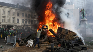Brüsszel elesett, több ezer traktoros gazda bénította meg a várost