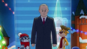 Putyin újabb területet foglalt el, egy szovjet rajzfilmben debütált az orosz elnök