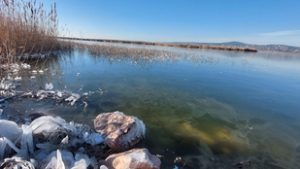 Befagyott az egész Velencei-tó