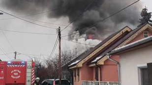 Hatalmas lángokkal égett egy gyűjtögető háza Makón